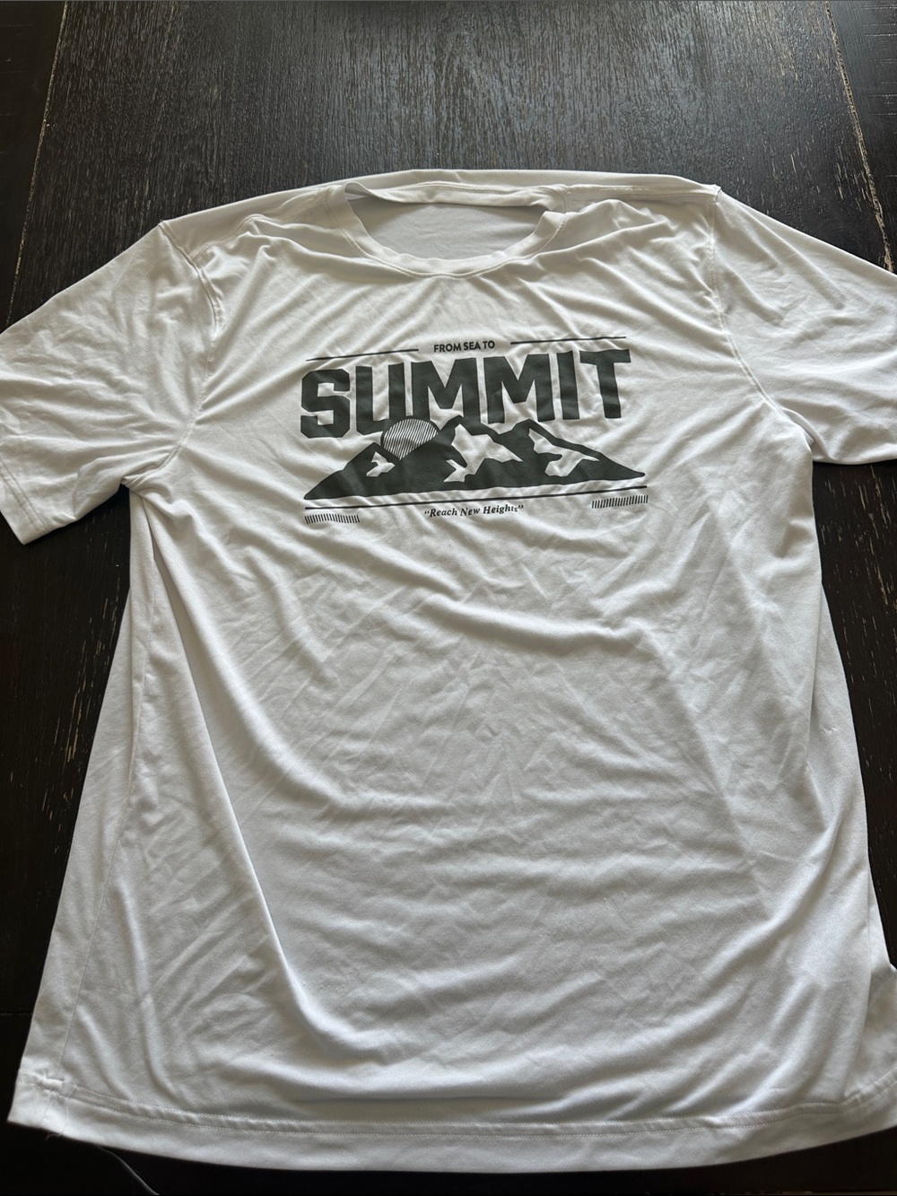Old Navy White 'Summit' Graphic Short-Sleeve Tee